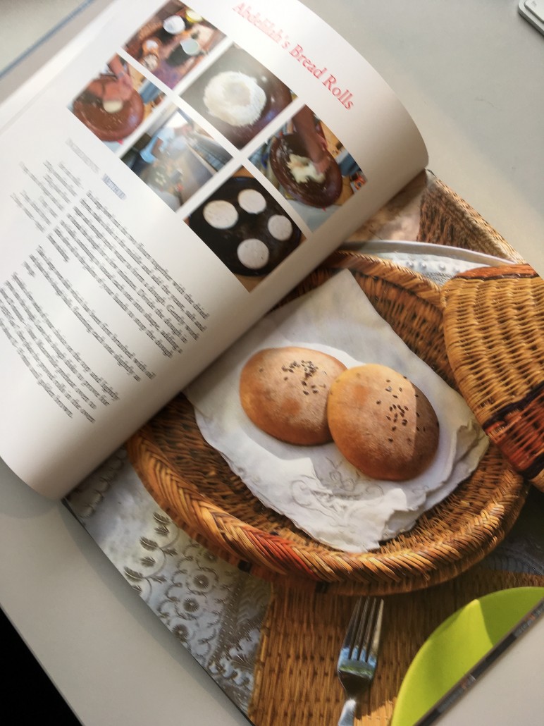 Freshly baked Moroccan bread
