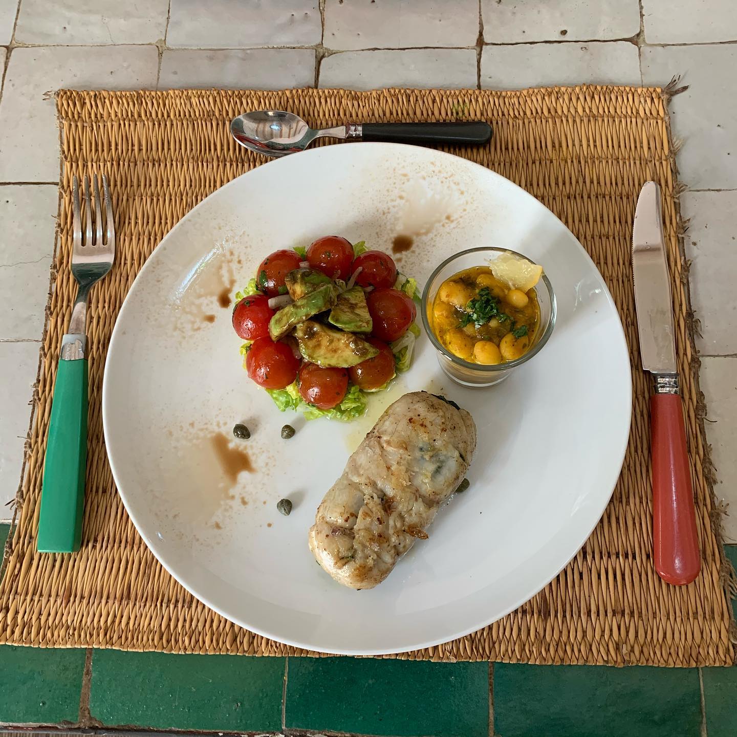 Dish prepared at Dar Louisa from the Instagram collection 1