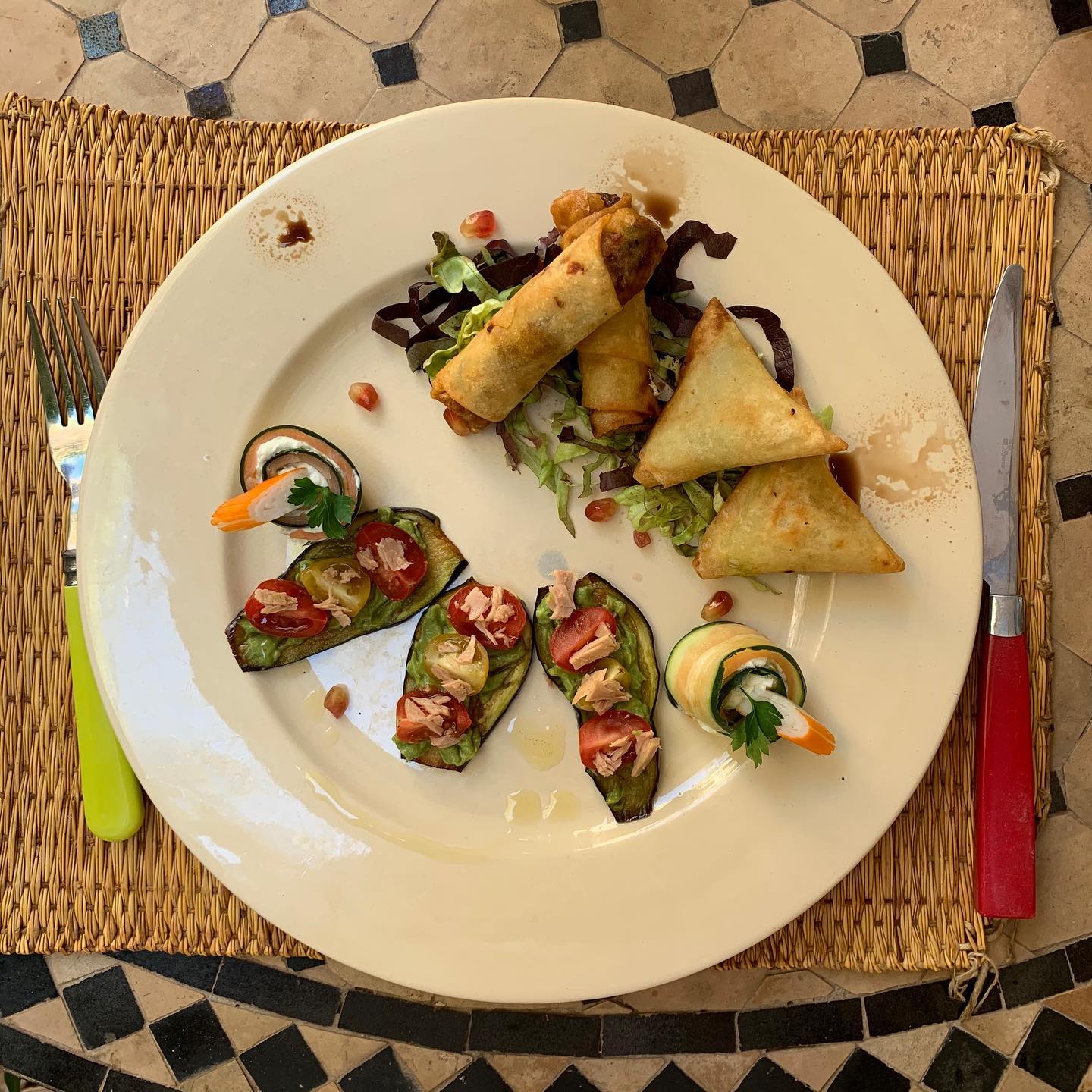 Dish prepared at Dar Louisa from the Instagram collection 4