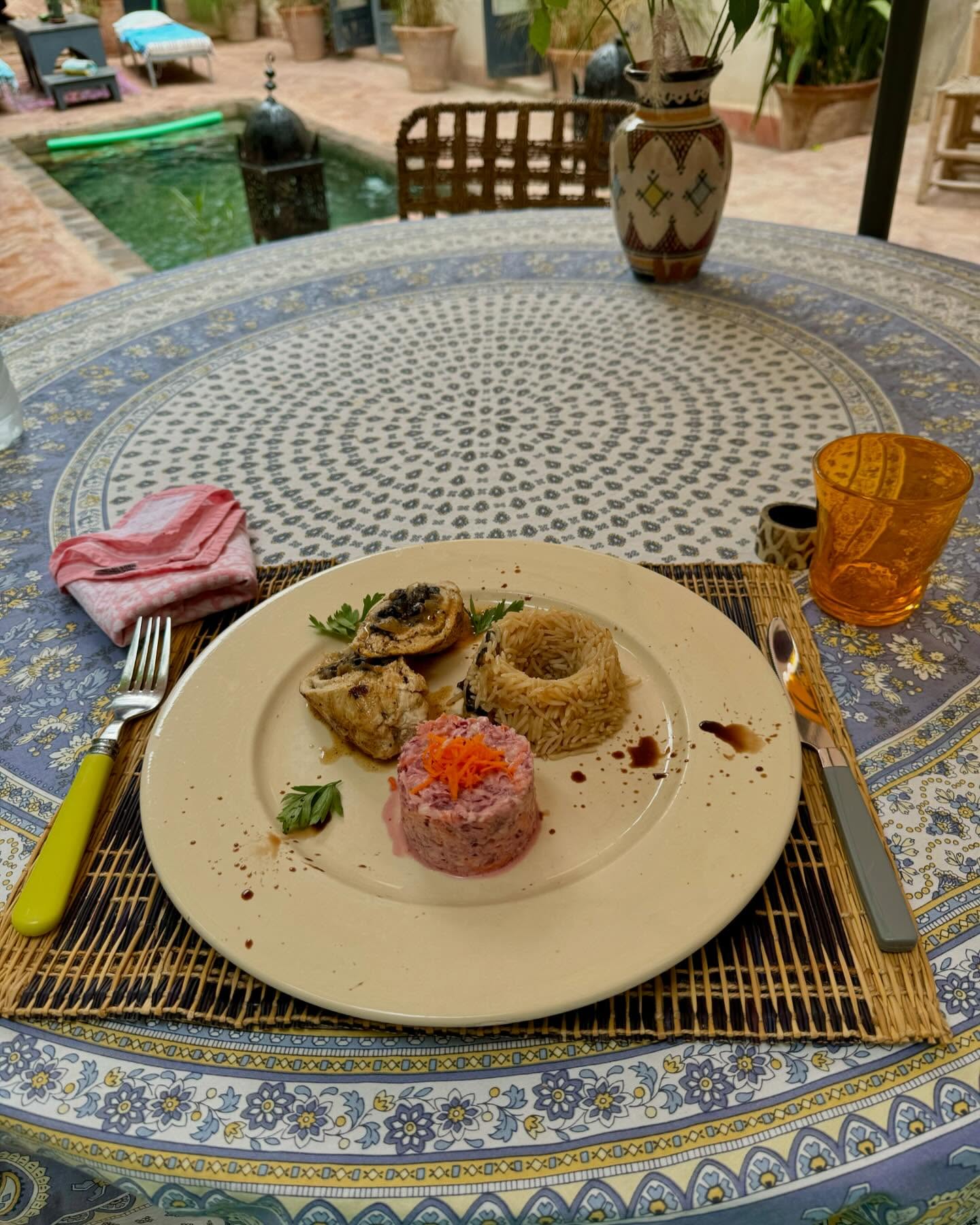 Dish prepared at Dar Louisa from the Instagram collection 7