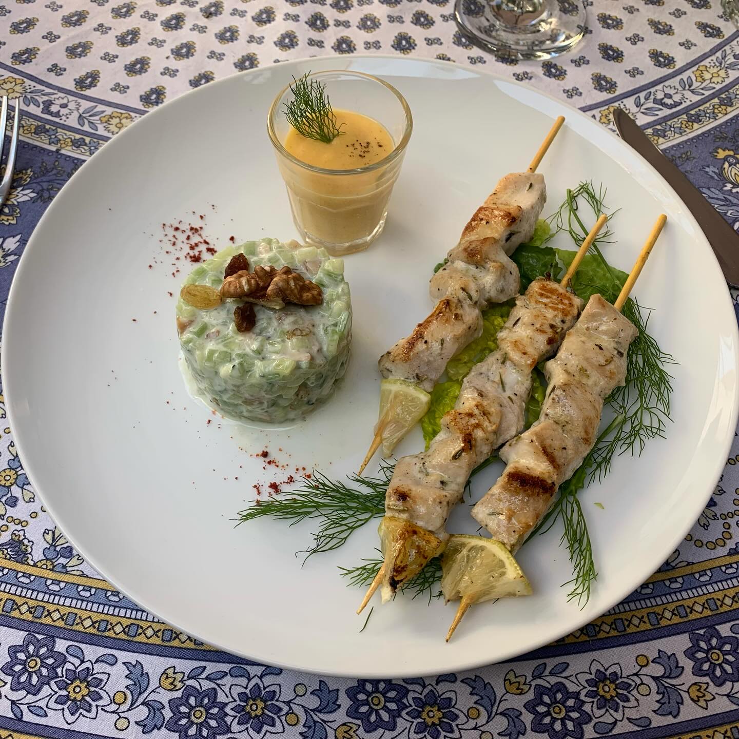 Dish prepared at Dar Louisa from the Instagram collection 11