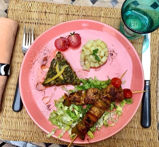 Dish prepared at Dar Louisa from the Instagram collection 12
