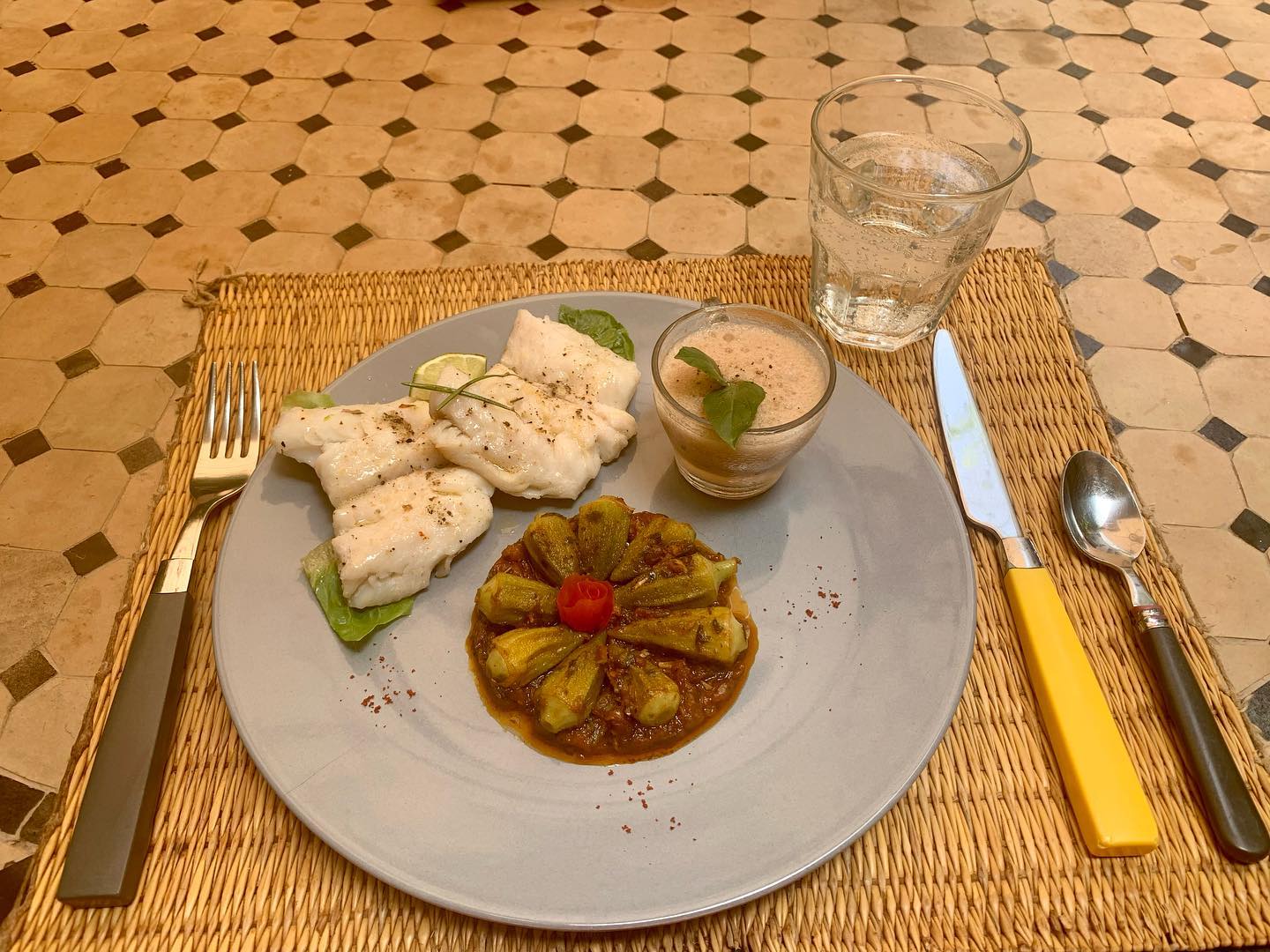 Dish prepared at Dar Louisa from the Instagram collection 15