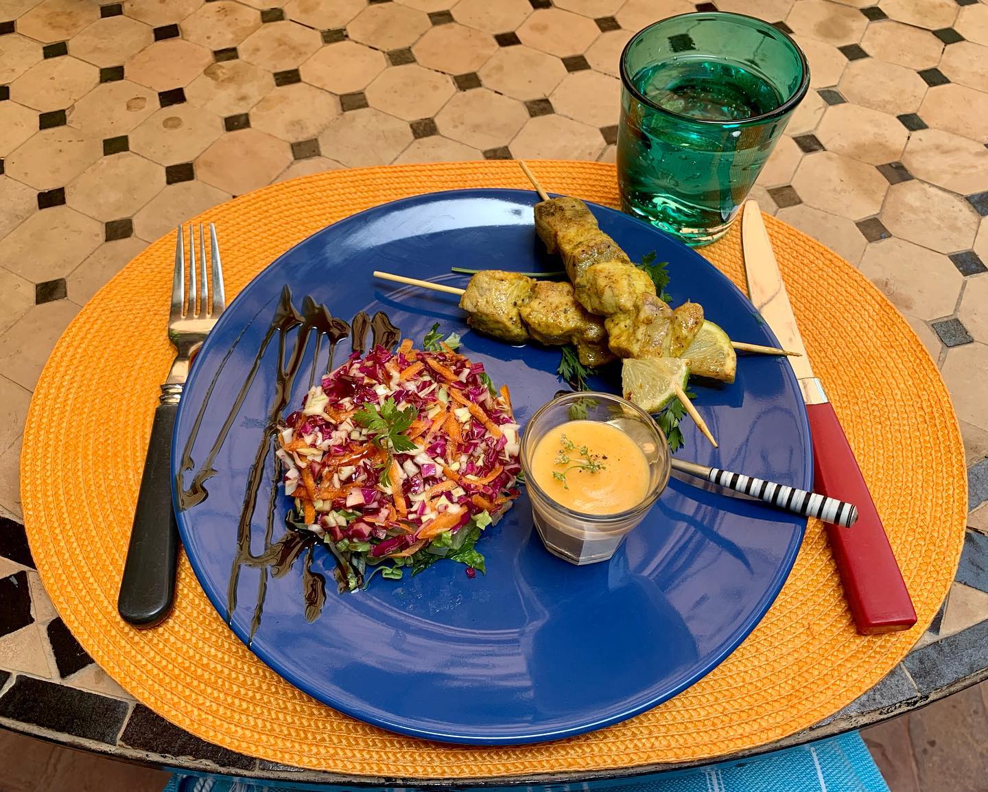 Dish prepared at Dar Louisa from the Instagram collection 18