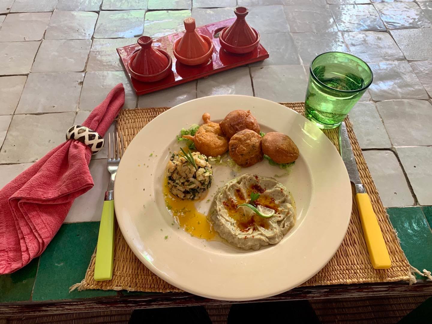Dish prepared at Dar Louisa from the Instagram collection 24