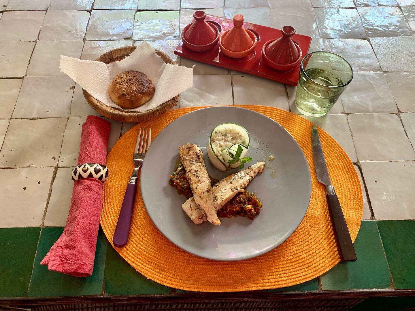 Dish prepared at Dar Louisa from the Instagram collection 25