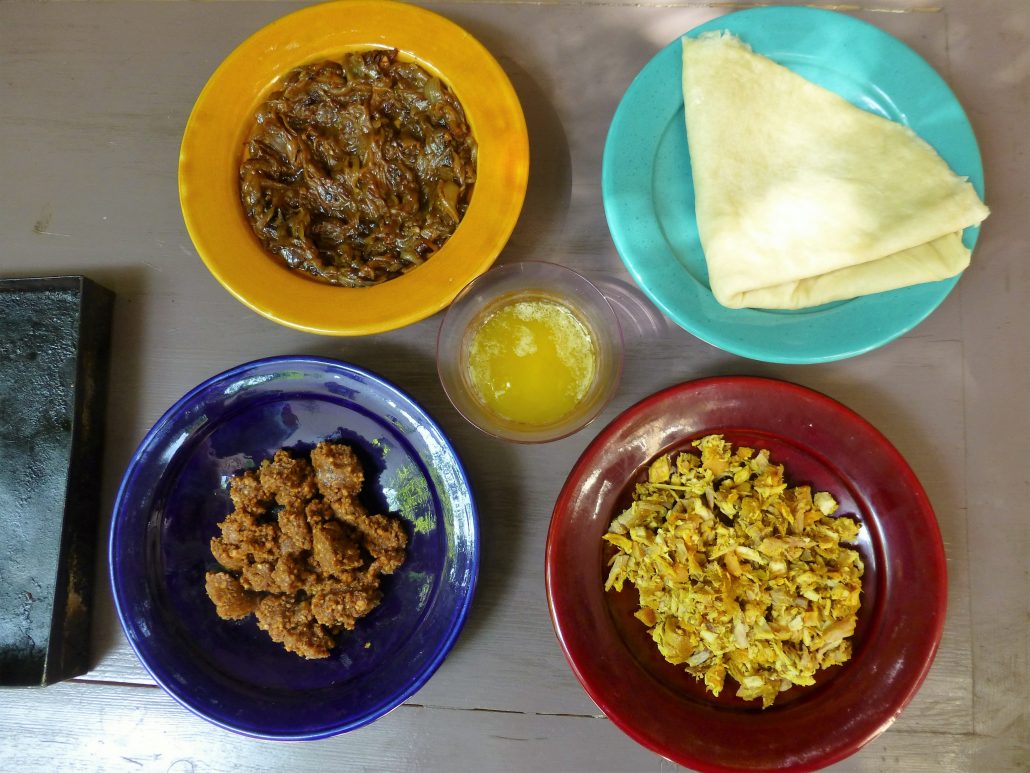 Food prepared at Dar Louisa archive photograph 7