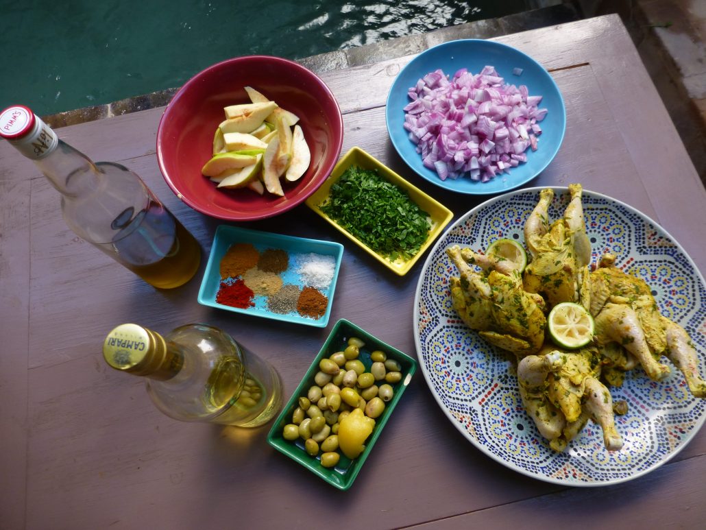 Food prepared at Dar Louisa archive photograph 8
