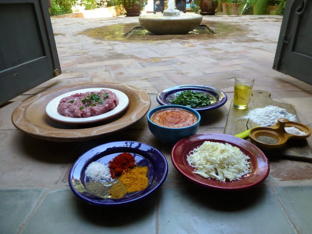 Food prepared at Dar Louisa archive photograph 12