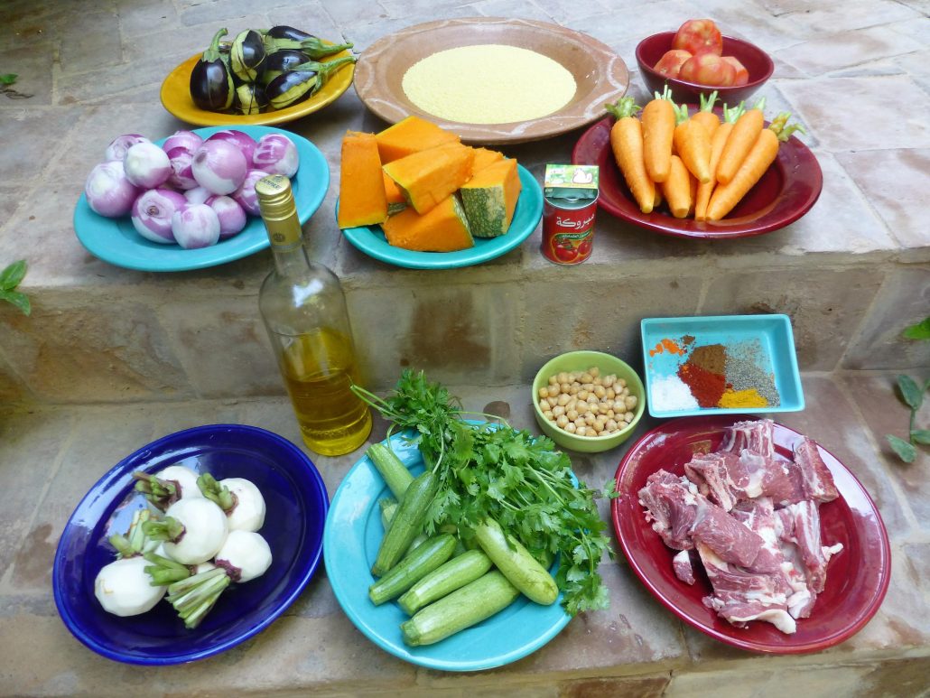 Food prepared at Dar Louisa archive photograph 14