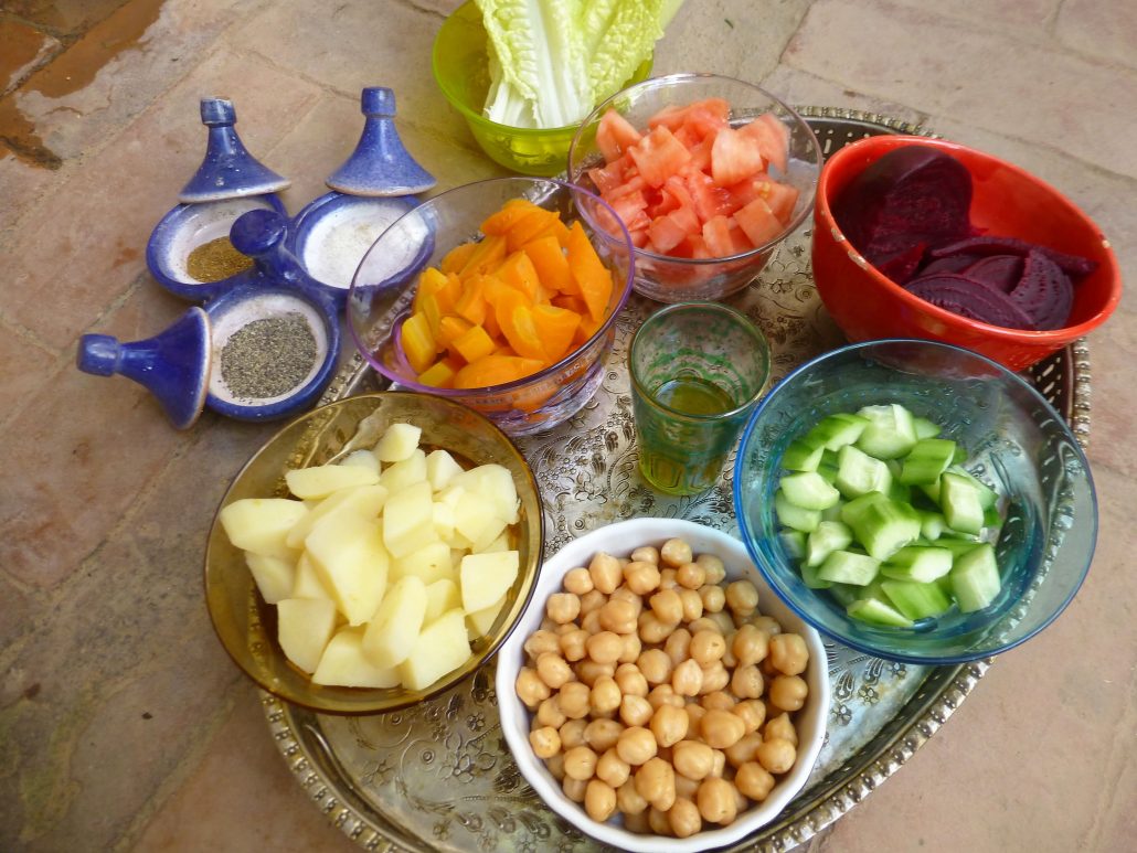Food prepared at Dar Louisa archive photograph 17