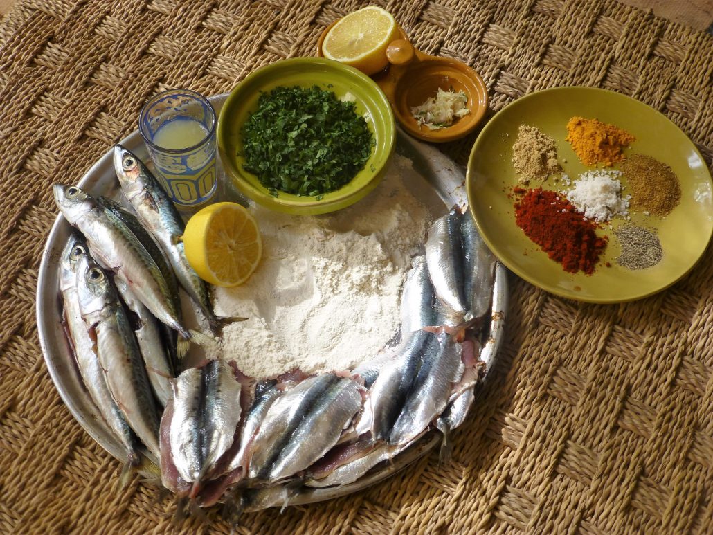 Food prepared at Dar Louisa archive photograph 18