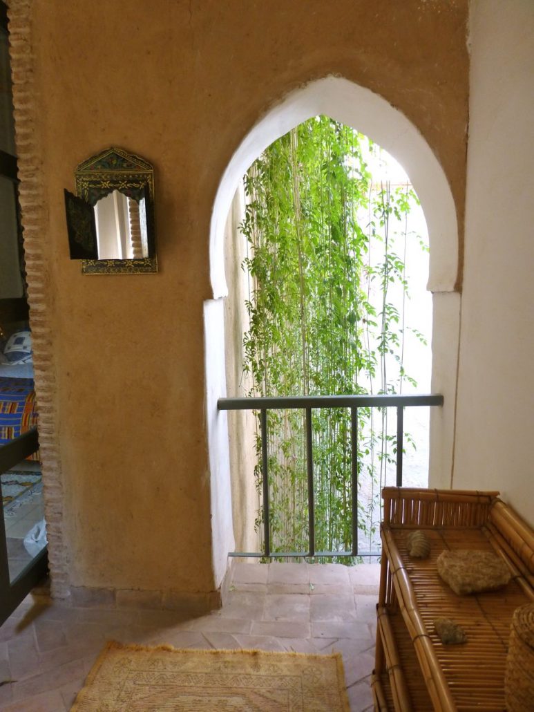 A traditional arch inside Dar Louisa