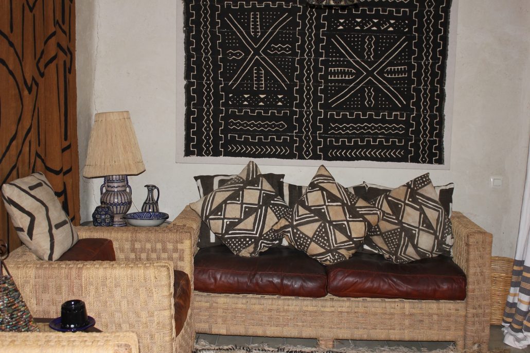 A quiet space inside Dar Louisa