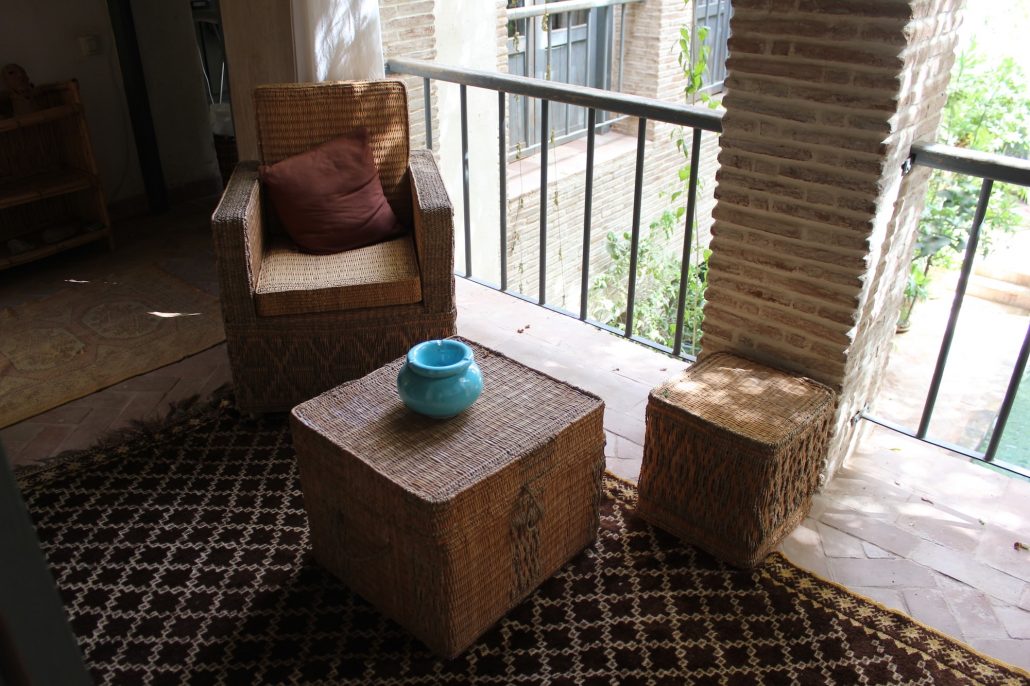 An architectural detail at Dar Louisa